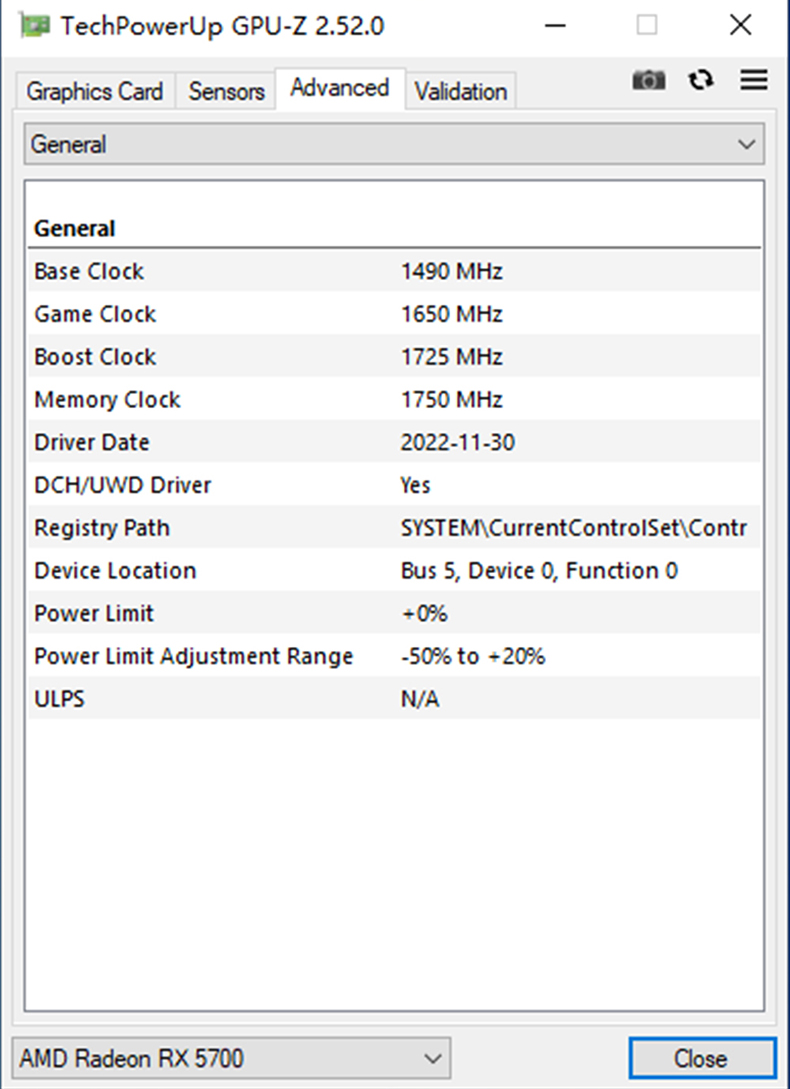 RX 5700 8GELSA Optronics Technology (ShenZhen) Co., Ltd